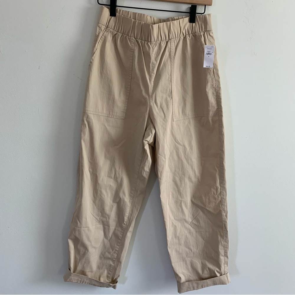 Gap Khaki Slouchy Fit Trouser Style Joggers Size S NWT